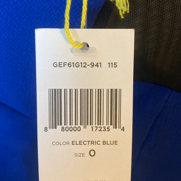 Blue and Black Mesh BCBGeneration Dress Size 0 - Picture 4 of 4